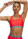 UNDER ARMOUR HeatGear Armour Mid Support Sport-BH Damen 713 - racer red/white L