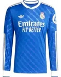 adidas Originals Real Madrid langarm Ausweichtrikot 2025/26 Herren JW4054 - BLUEBIRD