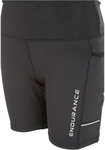 ENDURANCE Energy kurze Laufleggings Damen 1001 - black 34