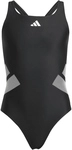 adidas Logo C-Back Badeanzug M&auml;dchen JM8226 - black/white 128
