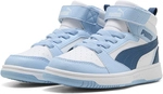 PUMA Rebound V6 Mid AC+ Sneaker Kinder 32 - PUMA white/dark indigo/haute tropic...