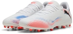 PUMA Future 8 Play MG Fu&szlig;ballschuhe 01 - PUMA white/PUMA black/glowing red 44