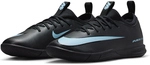 NIKE Jr. Mercurial Vapor 16 Academy IC Fu&szlig;ballschuhe Kinder 001 - black/ice blue