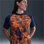 NIKE Dir-FIT Academy+ Allover Print kurzarm Trainingsshirt Herren 494 - blue
