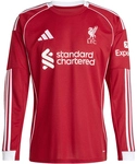 adidas FC Liverpool langarm Heimtrikot 2025/26 Herren JV6456 - Strawberry Red XL