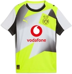 PUMA BVB Borussia Dortmund Ausw&auml;rtstrikot 2025/26 Kinder 02 - silver mist/yellow