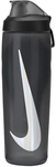 NIKE Refuel Bottle Locking Lid Trinkflasche 709ml 054 - anthracite/black/silver
