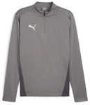 PUMA teamGOAL 1/4-Zip Trainings-Top Herren 13 - cast iron/puma white/shadow gray S