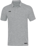 JAKO Premium Poloshirt grau meliert 4XL
