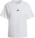 adidas Essentials Small Logo Baumwoll T-Shirt Damen JC5944 - white/black L