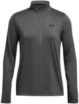 UNDER ARMOUR Tech 1/2-Zip Trainingsshirt Damen 025 - castlerock/black L