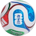 adidas WM 2026 Trionda Fu&szlig;ball Trainingsball JD8032 - white/team royal blue/solar