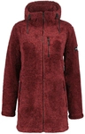 ICEPEAK Chelles S8 Teddy Kapuzenjacke Damen 690 - wine S