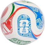 adidas WM 2026 Trionda Club Fu&szlig;ball Freizeitball JD8028 - white/vivid red/glory