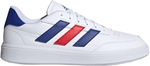 adidas Courtblock Sneaker Herren IF4032 - cloud white/cloud white/better scarlet 42