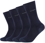 4er Pack camano Soft Walk Socken 0004 - navy 43-46