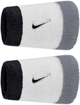 2er Pack NIKE Swoosh Classic Doublewide Schwei&szlig;b&auml;nder 122 - white/coolgrey/black