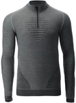 UYN Fusyon Biotech langarm 1/2-Zip Funktionsshirt Herren 1005 - dark grey melange
