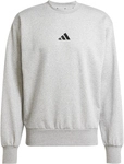 adidas Essentials Feelcozy Sweatshirt Herren JE3790 - medium grey heather/black L