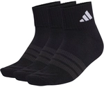 3er Pack adidas Cushioned Sportswear Ankle Socken KC9633 - black/black/white 40-42