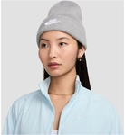 NIKE PEAK Futura Beanie 063 - dk grey heather/white