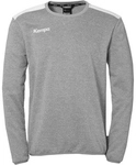 Kempa Emotion 27 Sweatshirt Herren dark grau melange/wei&szlig; L