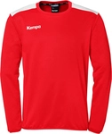 Kempa Emotion 27 Sweatshirt Kinder rot/wei&szlig; 116