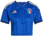 adidas FIGC Italien Cropped Heimtrikot 2026 Damen KE8081 - bold blue XS