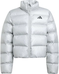 adidas Glam Synthetic Daunenjacke Kinder JM1670 - silver met./black reflective...