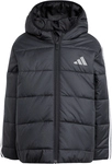 adidas Essentials 3-Streifen Padded Winterjacke Kinder JW2443 - black/white 110