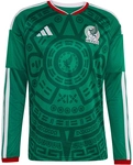 adidas FMF Mexiko langarm Heimtrikot WM 2026 Herren KA6059 - bold green L