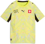 PUMA SFV Schweiz Match Torwarttrikot 2026 Kinder 89 - yellow alert/elektro purple 176