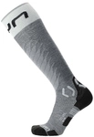 UYN One Merino Skisocken Damen grey melange/white 35-36