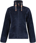 ICEPEAK Colony S8 Midlayer flauschige Fleecejacke Damen 390 - dark blue M