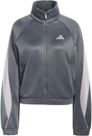 adidas Stadium Trainingsjacke Damen KB4947 - grey six/ch solid grey/st tropic bloom L