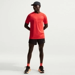 NIKE Stride Dri-FIT ADV kurzarm Laufshirt Herren 696 - lt crimson/reflective silv L