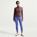 NIKE Swift Dri-FIT UV 1/2-Zip Laufshirt Damen 502 - tattoo/reflective silv L
