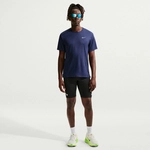 NIKE UV Miler Dri-FIT kurzarm Laufshirt Herren 410 - midnight navy/reflective silv S