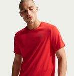 NIKE UV Miler Dri-FIT kurzarm Laufshirt Herren 696 - lt crimson/reflective silv M