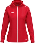 JAKO One Kapuzen-Trainingsjacke Damen 100 - rot 38/40