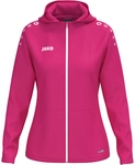 JAKO One Kapuzen-Trainingsjacke Damen 170 - deep pink 34/36