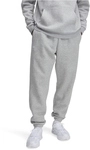 UNDER ARMOUR Essential Fleece Jogginghose Herren 013 - mod gray light heather/white L