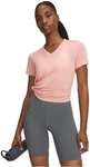 UNDER ARMOUR Tech Twist T-Shirt Damen 603 - posh pink/white L