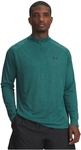 UNDER ARMOUR Tech Textured 1/2-Zip Trainingsshirt Herren 338 - rack green/black L