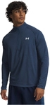 UNDER ARMOUR Tech Textured 1/2-Zip Trainingsshirt Herren 498 - wham blue/white L