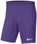 NIKE Park III Dri-FIT Knit Fu&szlig;ball Shorts Herren 507 - wild grape/white L