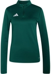 adidas Entrada 26 langarm Trainingsshirt Damen KE9824 - team dark green/white XS