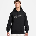 NIKE Sportswear Club Fleece Hoodie Herren 010 - black/black/white M