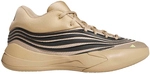 adidas Dame X Low-Top Basketballschuhe KJ4399 - warm sandstone/core black/lucid lemon