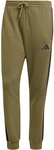 adidas Essentials 3-Streifen Fleece Trainingshose Herren JD1857 - olive strata/black